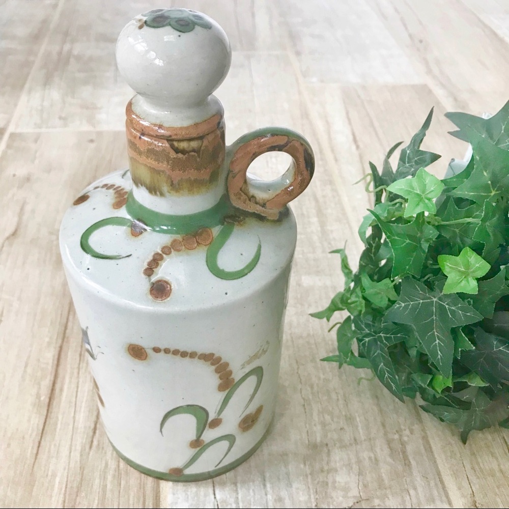 Rare Vintage Erandi Tonala Hand Painted Jug